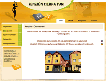 Tablet Screenshot of penzion-cierna-pani.sk